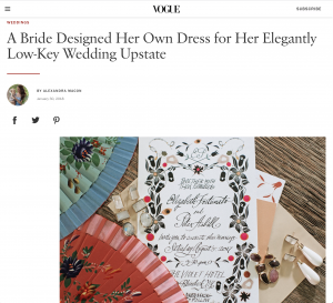 Vogue Wedding Upstate