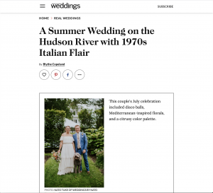 Martha Stewart Summer Wedding