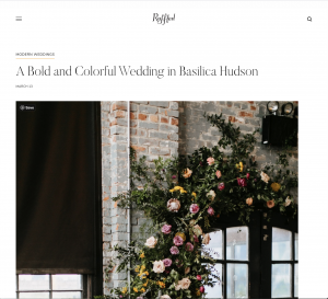 Ruffled Colorful Wedding
